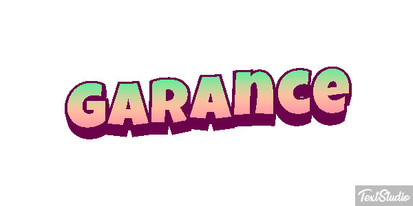 Garance Текстовый эффект