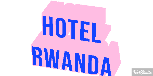 Hotel Rwanda Texteffekt