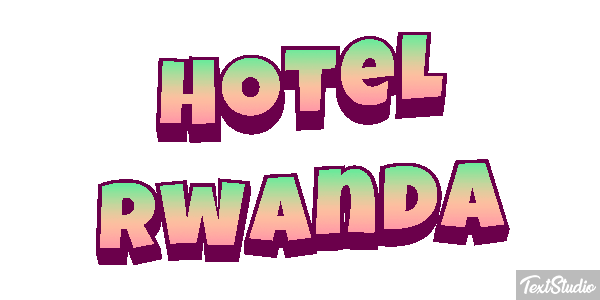 Hotel Rwanda Texteffekt