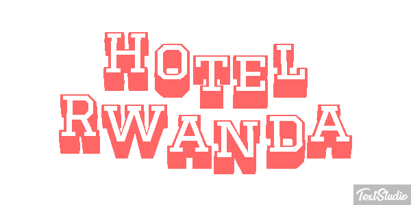 Hotel Rwanda Texteffekt