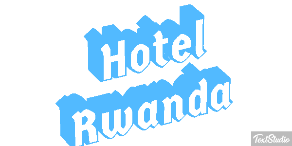 Hotel Rwanda Texteffekt