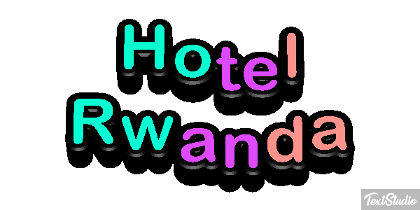 Hotel Rwanda Texteffekt