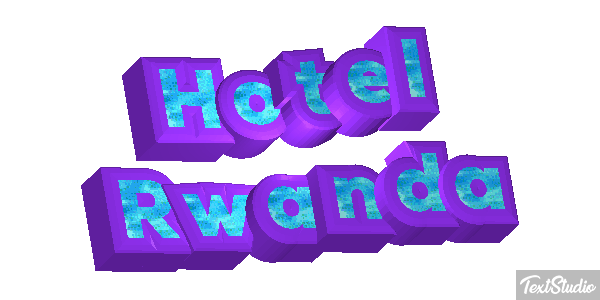 Hotel Rwanda Texteffekt