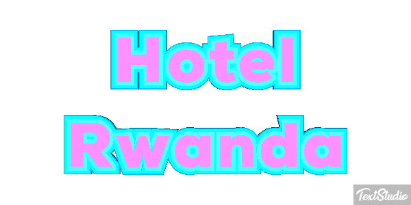 Hotel Rwanda Texteffekt