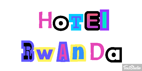 Hotel Rwanda Texteffekt