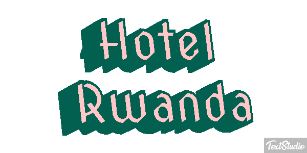Hotel Rwanda Texteffekt