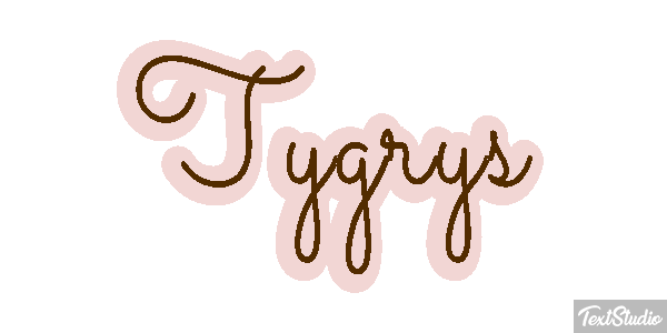 Tygrys Efecto de texto