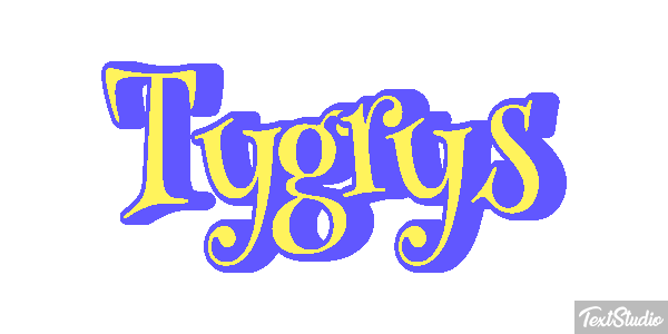 Tygrys Efecto de texto