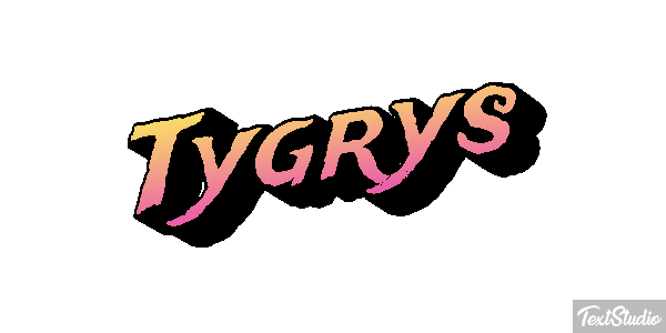 Tygrys Efecto de texto