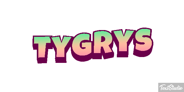 Tygrys Efecto de texto