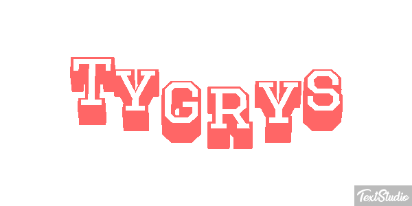 Tygrys Efecto de texto