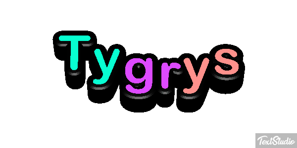 Tygrys Efecto de texto