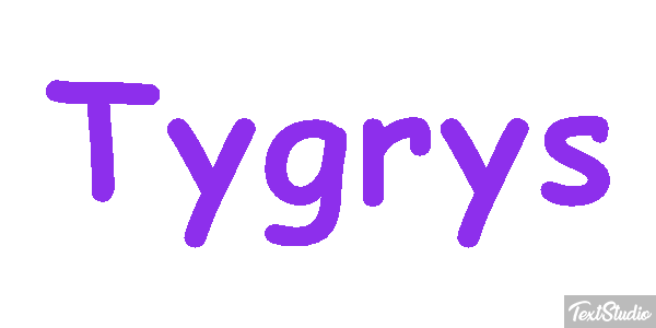 Tygrys Efecto de texto