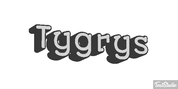 Tygrys Efecto de texto