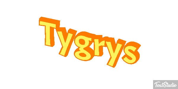 Tygrys Efecto de texto