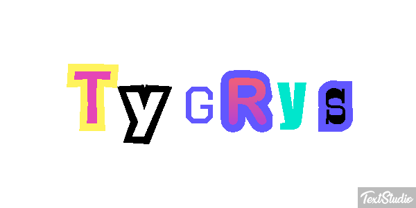 Tygrys Efecto de texto