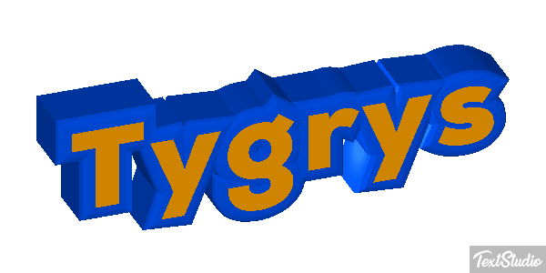 Tygrys Efecto de texto