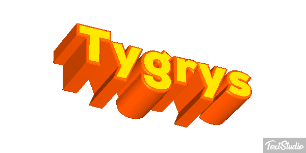 Tygrys Efecto de texto