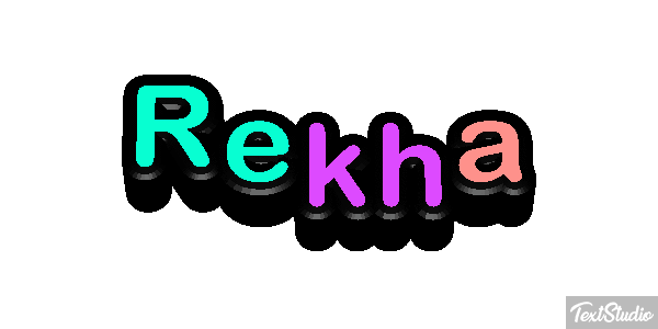 Rekha Effetto testo