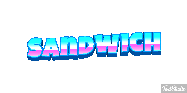 Sandwich Tekst effect