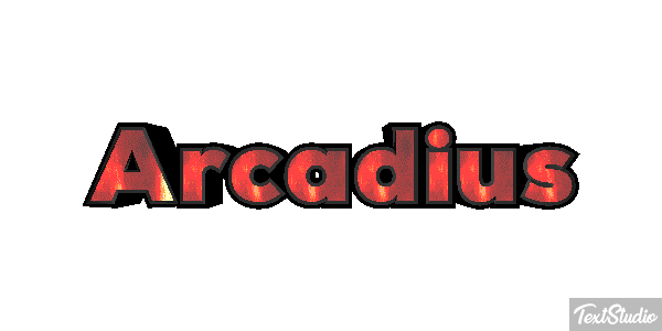 Arcadius Text effect