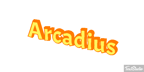 Arcadius Text effect