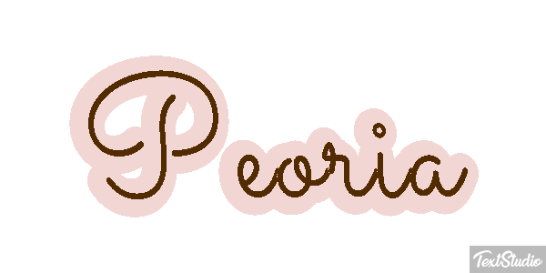 Peoria Effetto testo