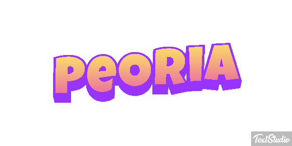 Peoria Effetto testo