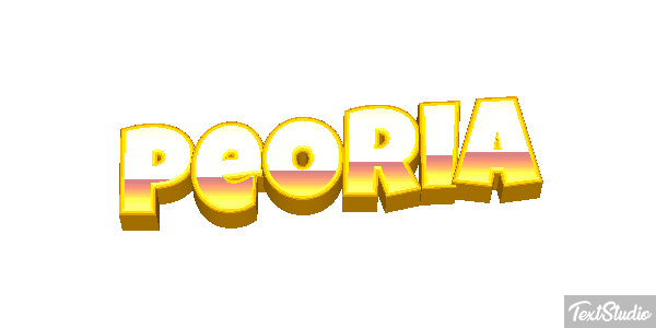 Peoria Effetto testo