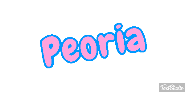 Peoria Effetto testo