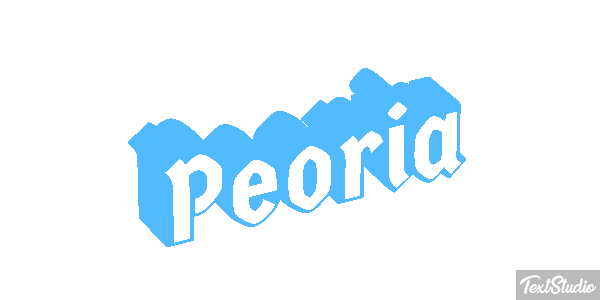 Peoria Effetto testo