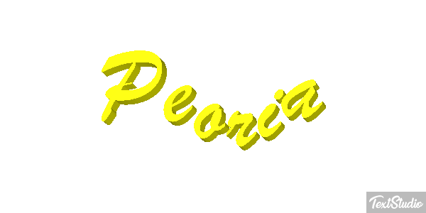 Peoria Effetto testo