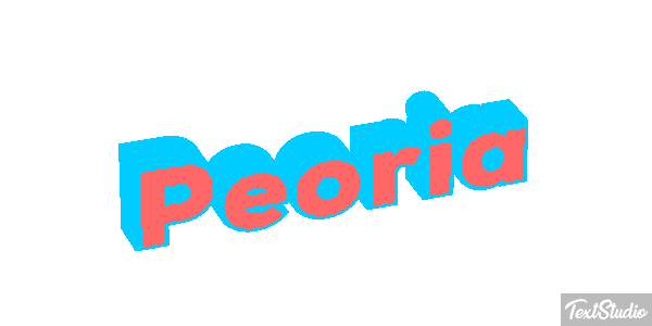 Peoria Effetto testo