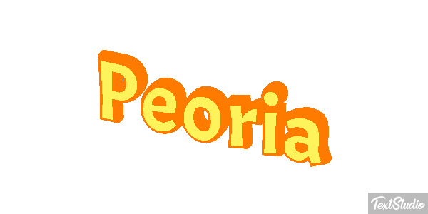 Peoria Effetto testo