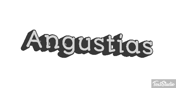 Angustias Efecto de texto