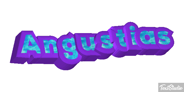 Angustias Efecto de texto
