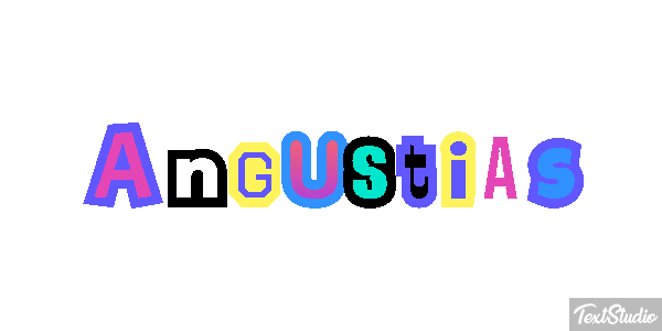 Angustias Efecto de texto
