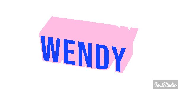Wendy Texteffekt