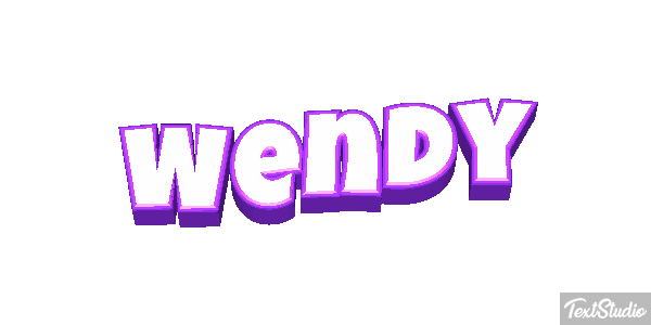 Wendy Texteffekt