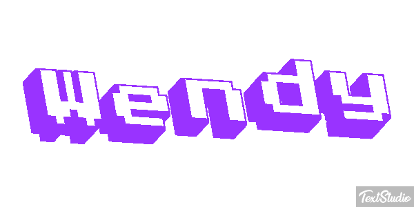 Wendy Texteffekt