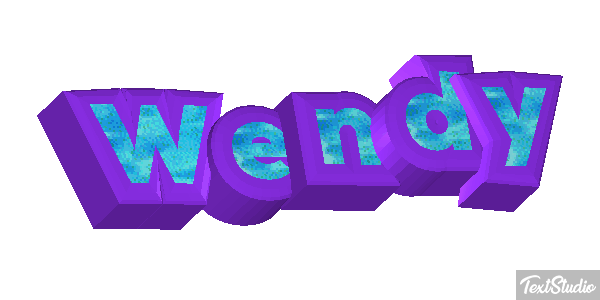 Wendy Texteffekt