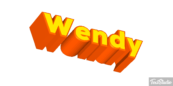 Wendy Texteffekt