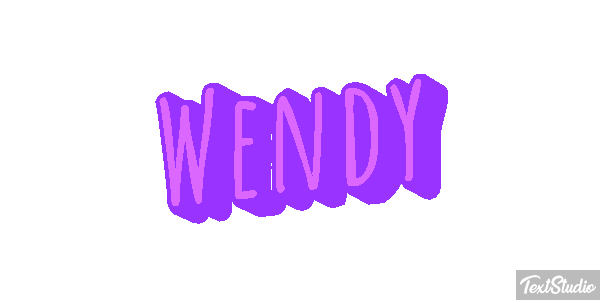 Wendy Texteffekt