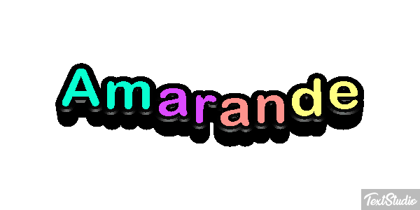 Amarande Effet de texte