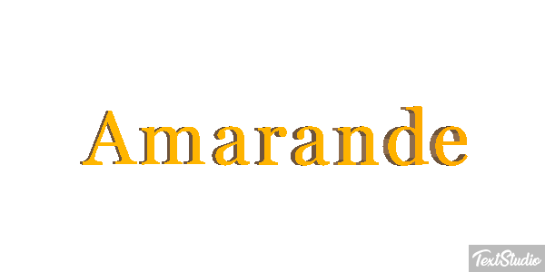 Amarande Effet de texte