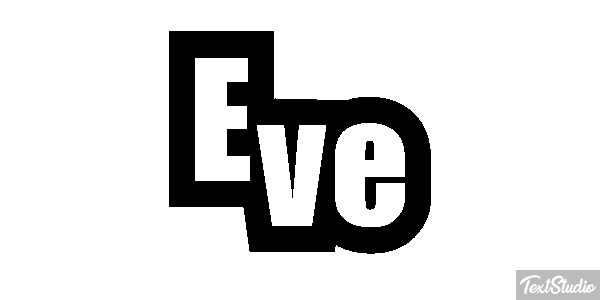 Ève Text effect