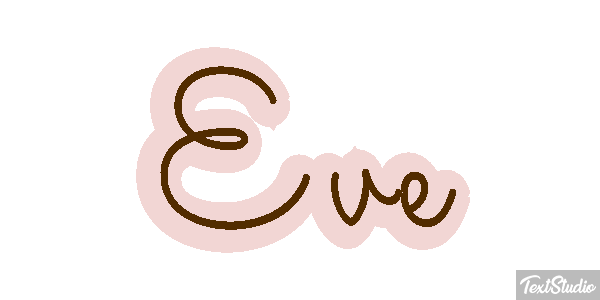 Ève Text effect