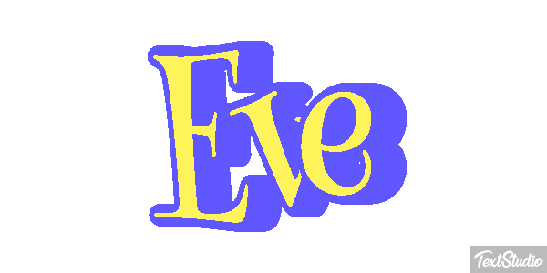 Ève Text effect