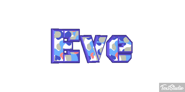 Ève Text effect