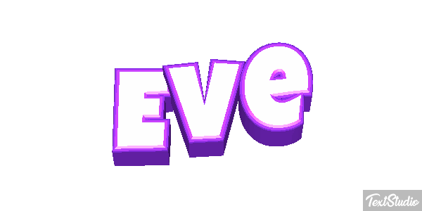 Ève Text effect